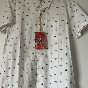 Festive White Holiday Shirt